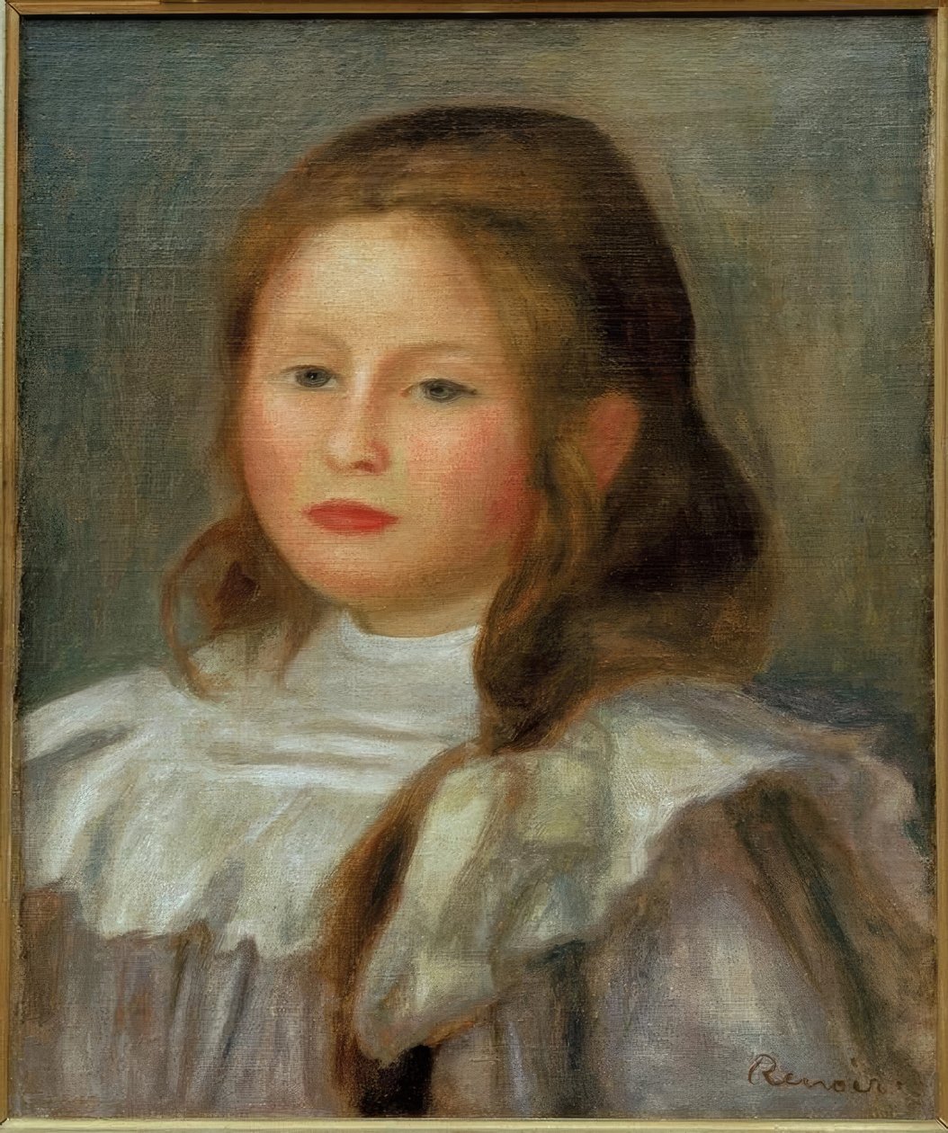 Portrett av et barn av Pierre Auguste Renoir