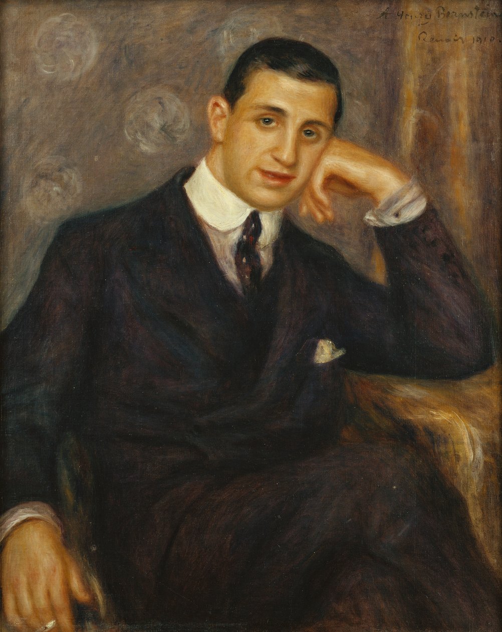 Portrett av Henry Bernstein, 1910 av Pierre Auguste Renoir