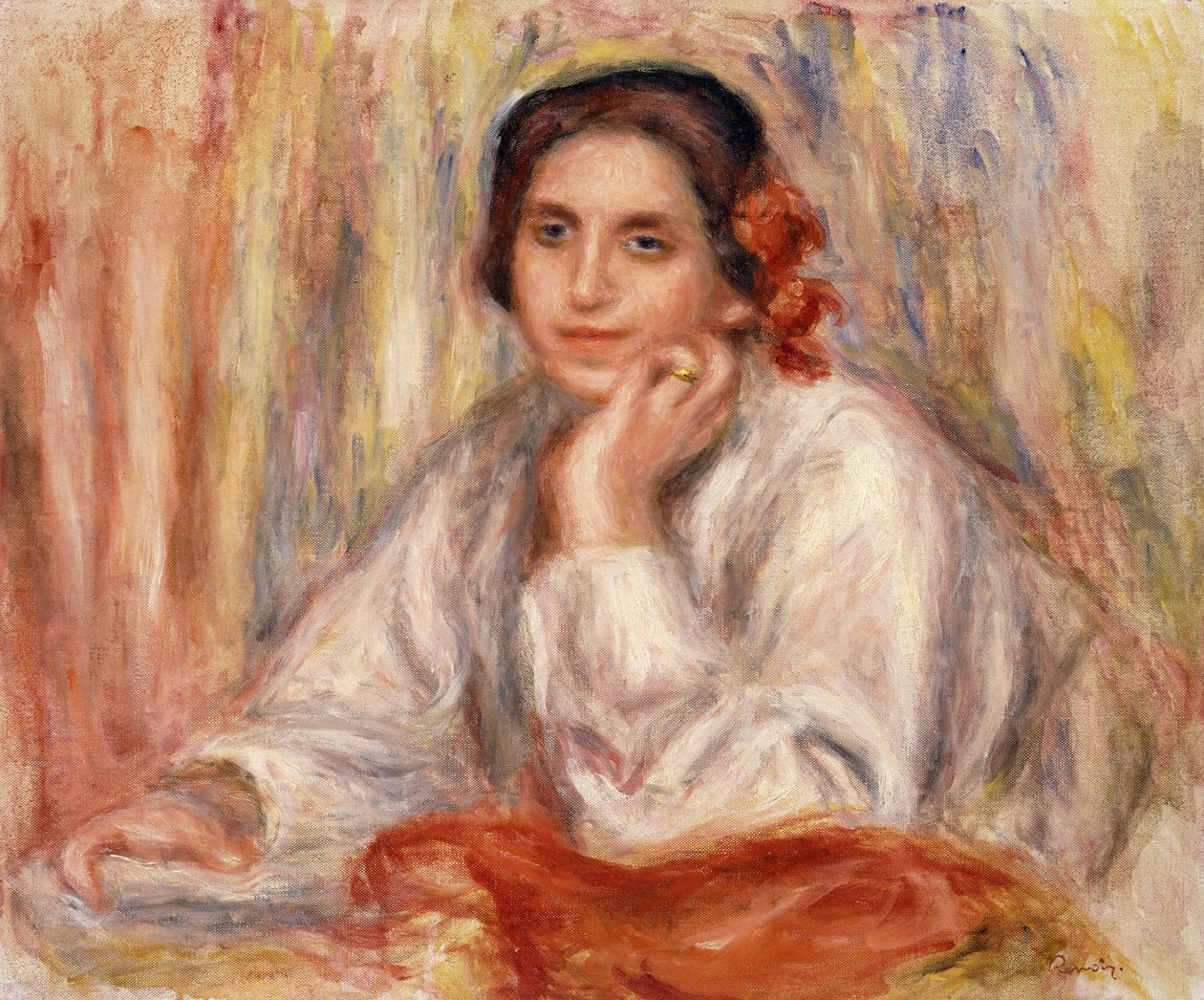 Portrett av Vera Sergine Renoir, 1914 av Pierre Auguste Renoir