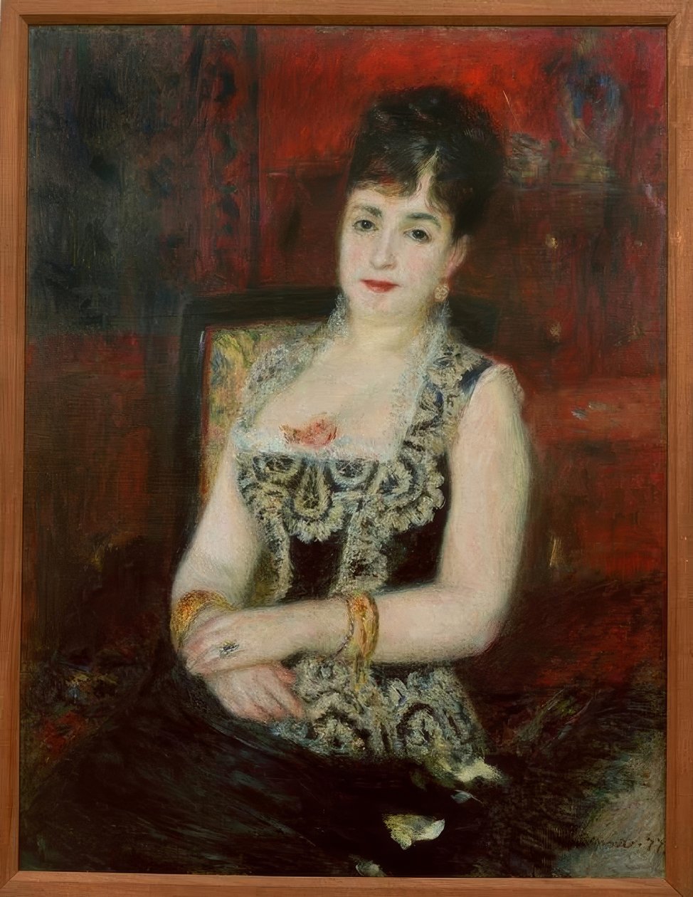 Portrett av grevinnen av Pourtalès av Pierre Auguste Renoir