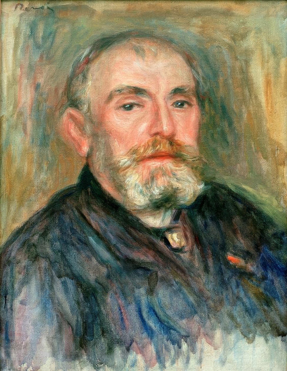 Portrett av maleren Henry Lerolle av Pierre Auguste Renoir