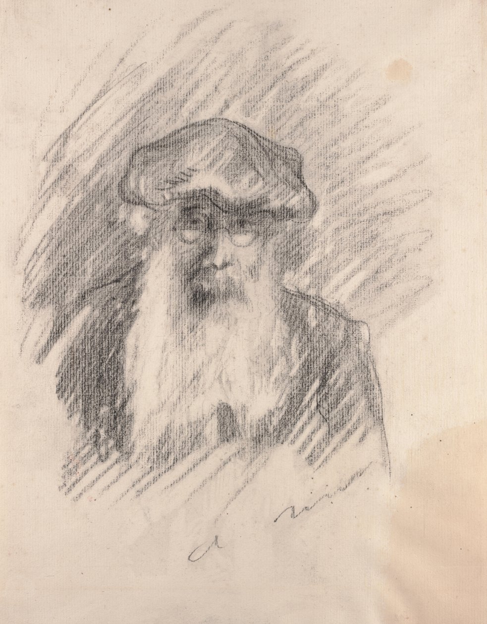 Portrett av Camille Pissarro, ca. 1893-94 av Pierre Auguste Renoir