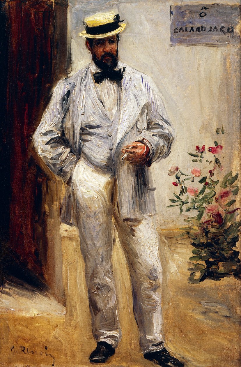 Portrett av Charles Le Coeur, av Pierre-Auguste Renoir av Pierre Auguste Renoir