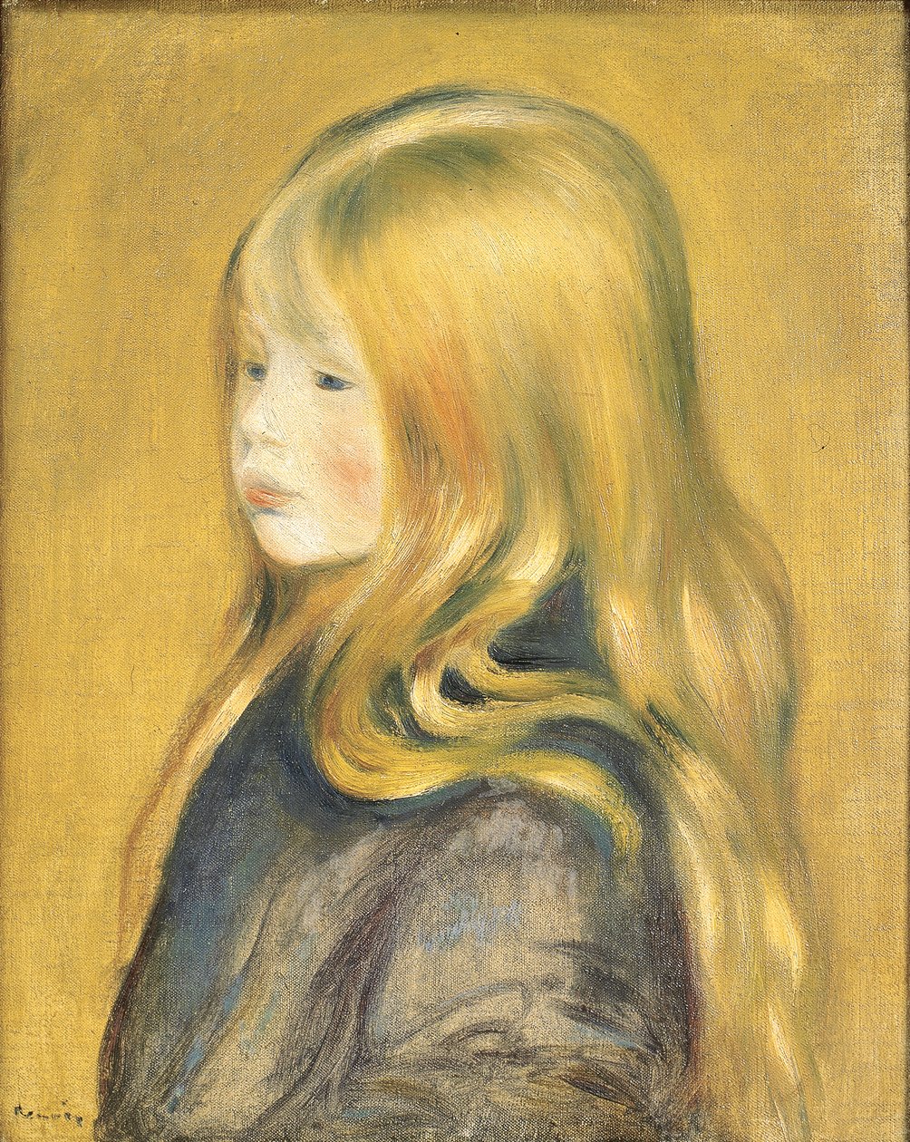 Portrett av Edmond Renoir, Jr., 1888 av Pierre Auguste Renoir