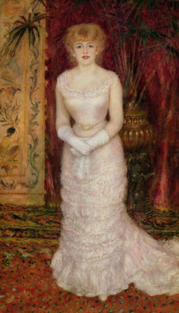 Portrett av Jeanne Samary (1857-90) 1878 av Pierre Auguste Renoir