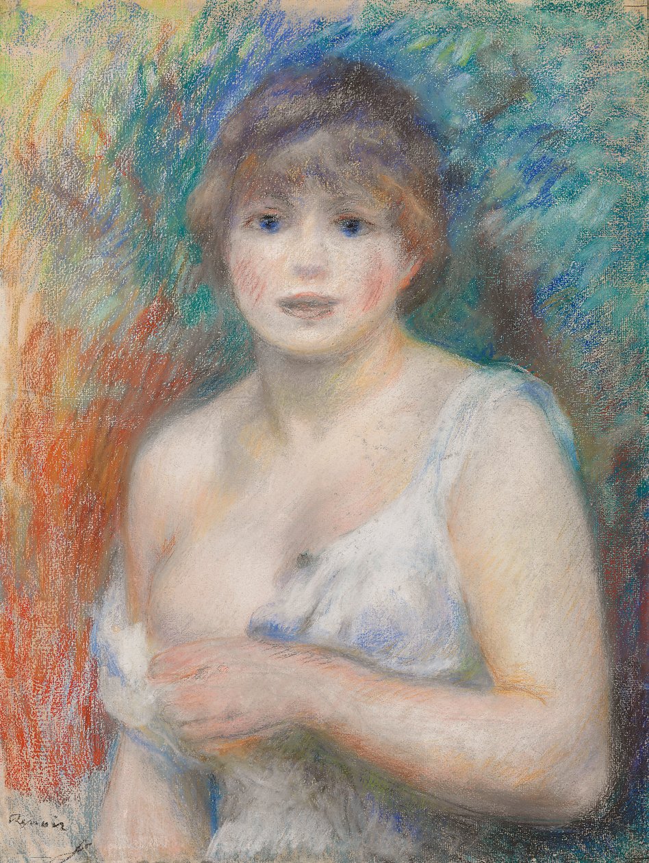 Portrett av Jeanne Samary, ca. 1879-1880 av Pierre Auguste Renoir