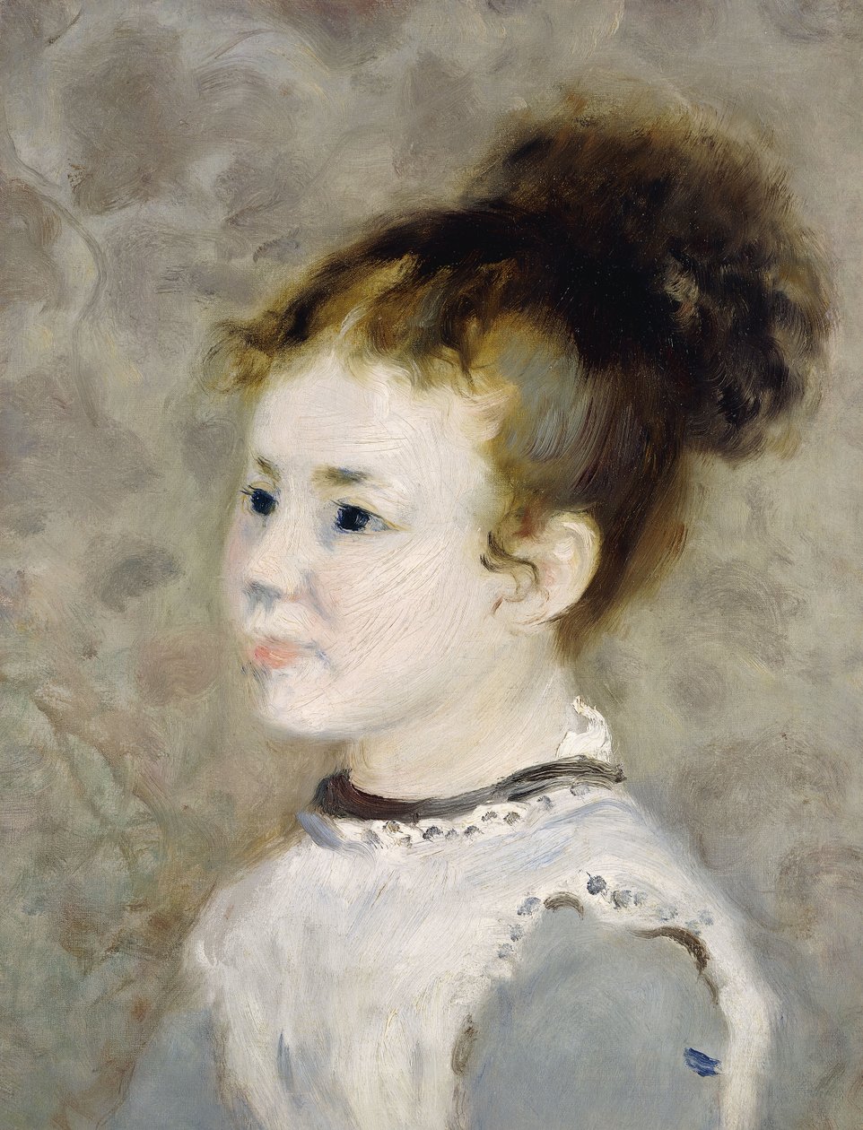 Portrett av Jeanne Sisley, 1875 av Pierre Auguste Renoir