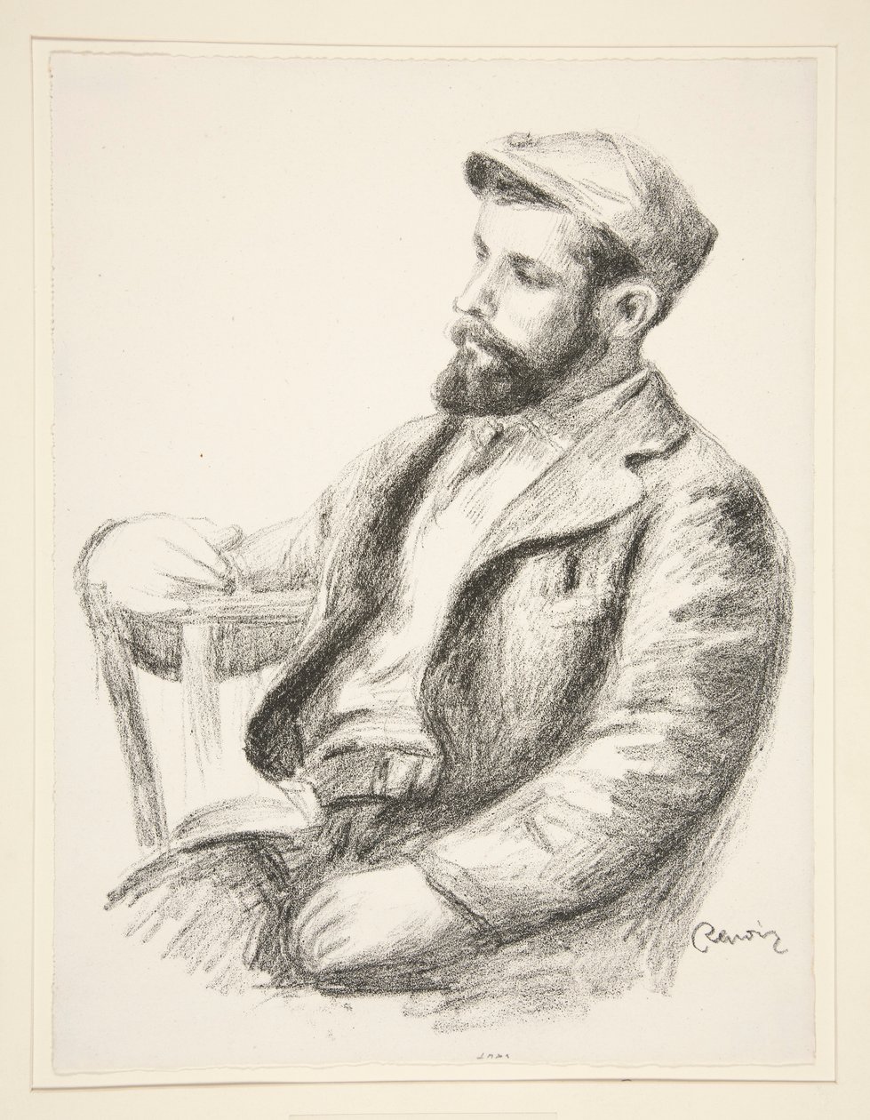 Portrett av Louis Valtat av Pierre Auguste Renoir