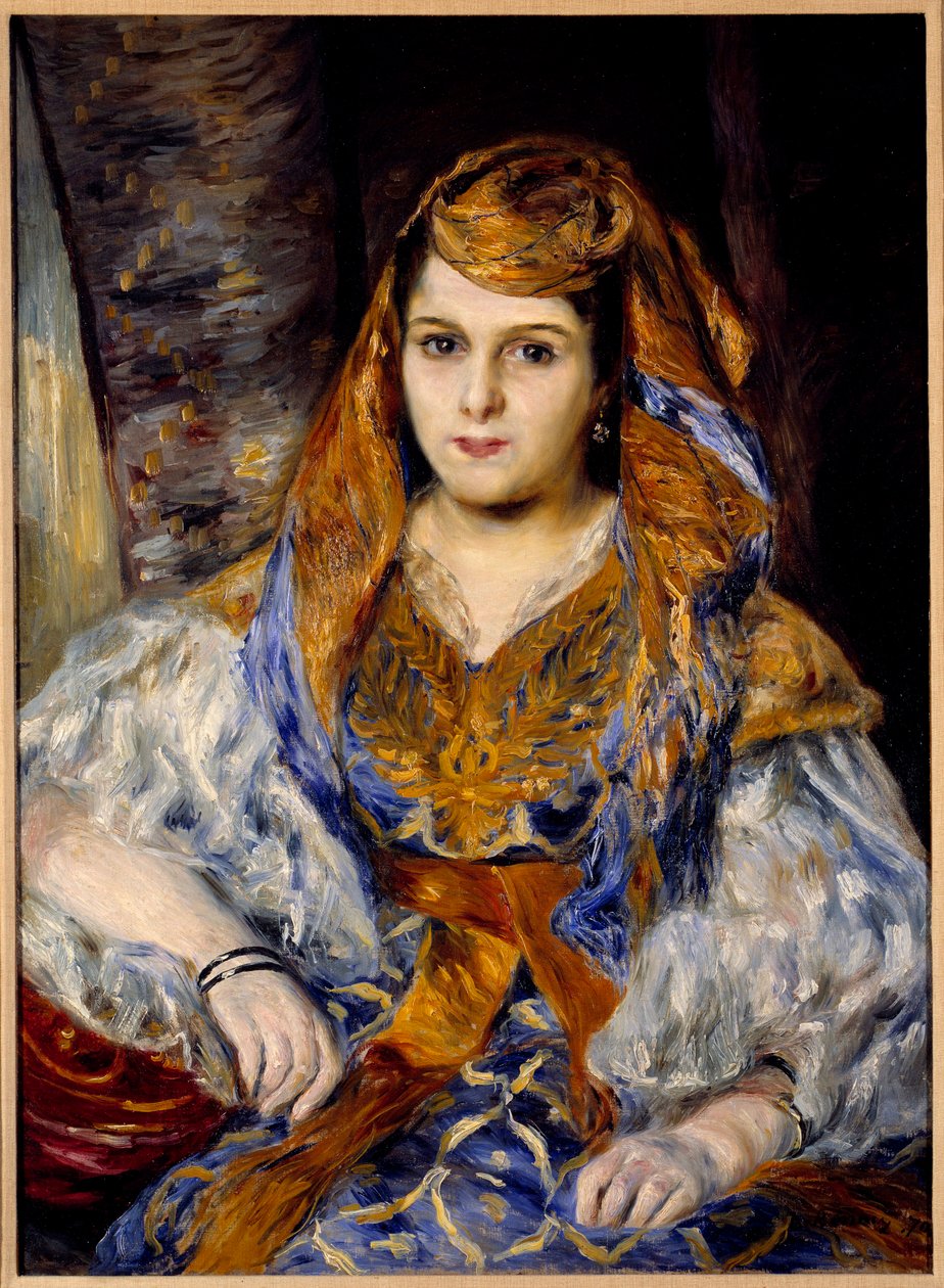 Portrett av Madame Clementine Stora kalt det algeriske maleriet av Pierre Auguste Renoir (1841-1919) 1870 Søn. 0,59x0,84 m San Francisco, kunstmuseum av Pierre Auguste Renoir