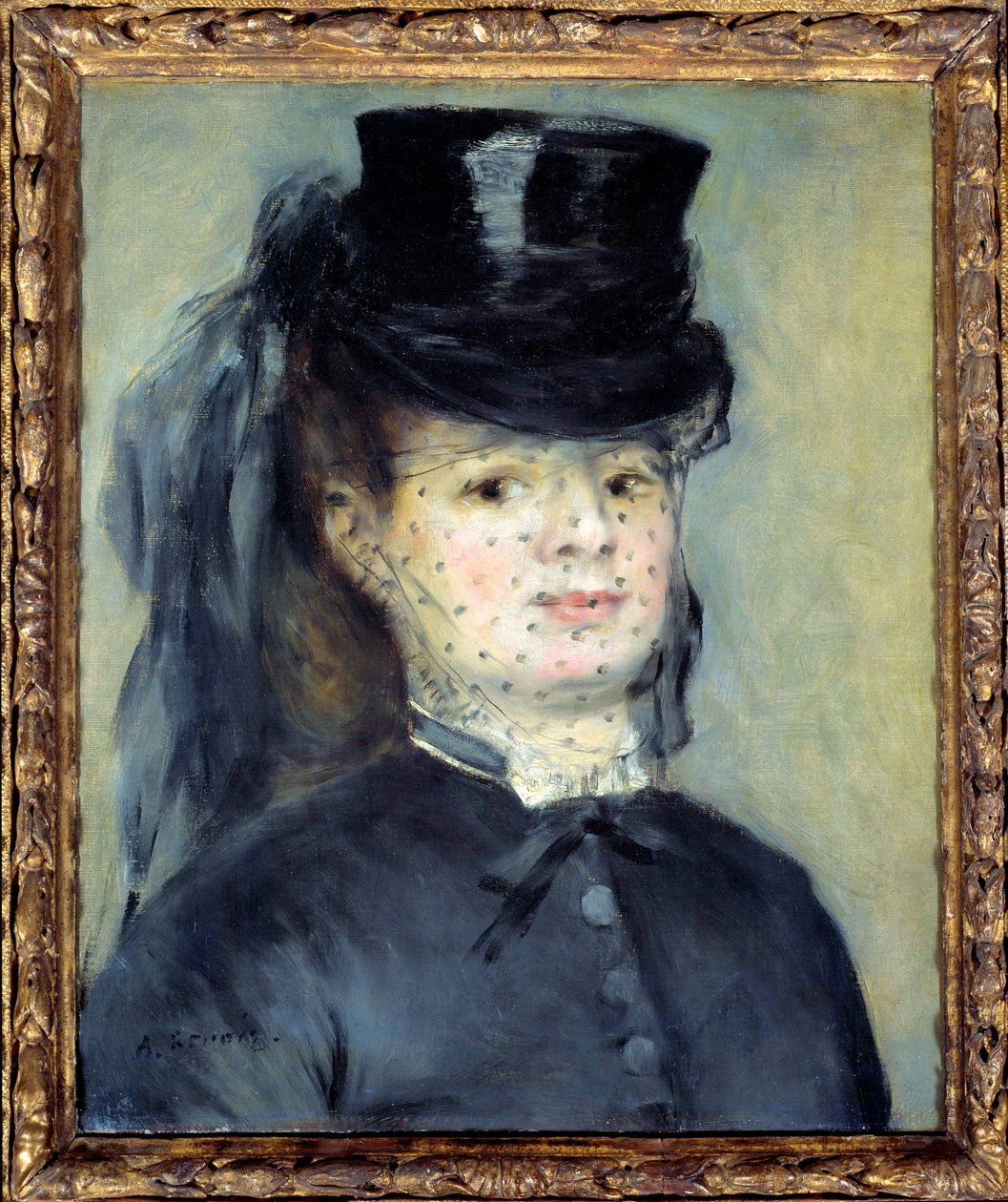 Portrett av Madame Darras, født Henriette Oudiette, kone til kaptein Paul Darras (Studie for Amazonas i 1873) av Pierre Auguste Renoir