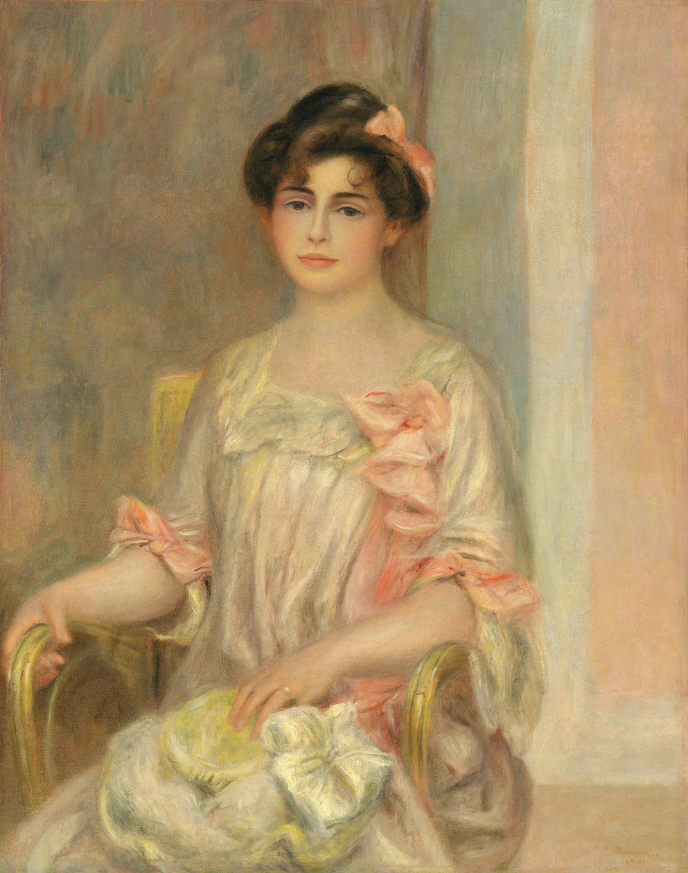 Portrett av Madame Josse Bernheim-Dauberville (née Mathilde Adler) av Pierre Auguste Renoir