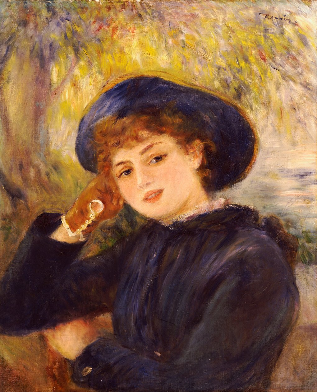 Portrett av Mademoiselle Demarsy, 1882 av Pierre Auguste Renoir
