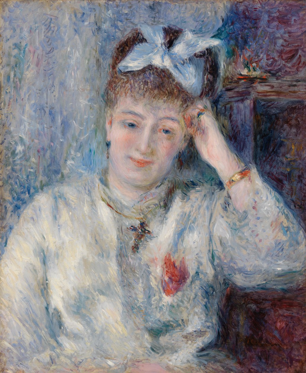 Portrett av Mademoiselle Marie Murer (Portrett av Mademoiselle Marie Murer) av Pierre Auguste Renoir
