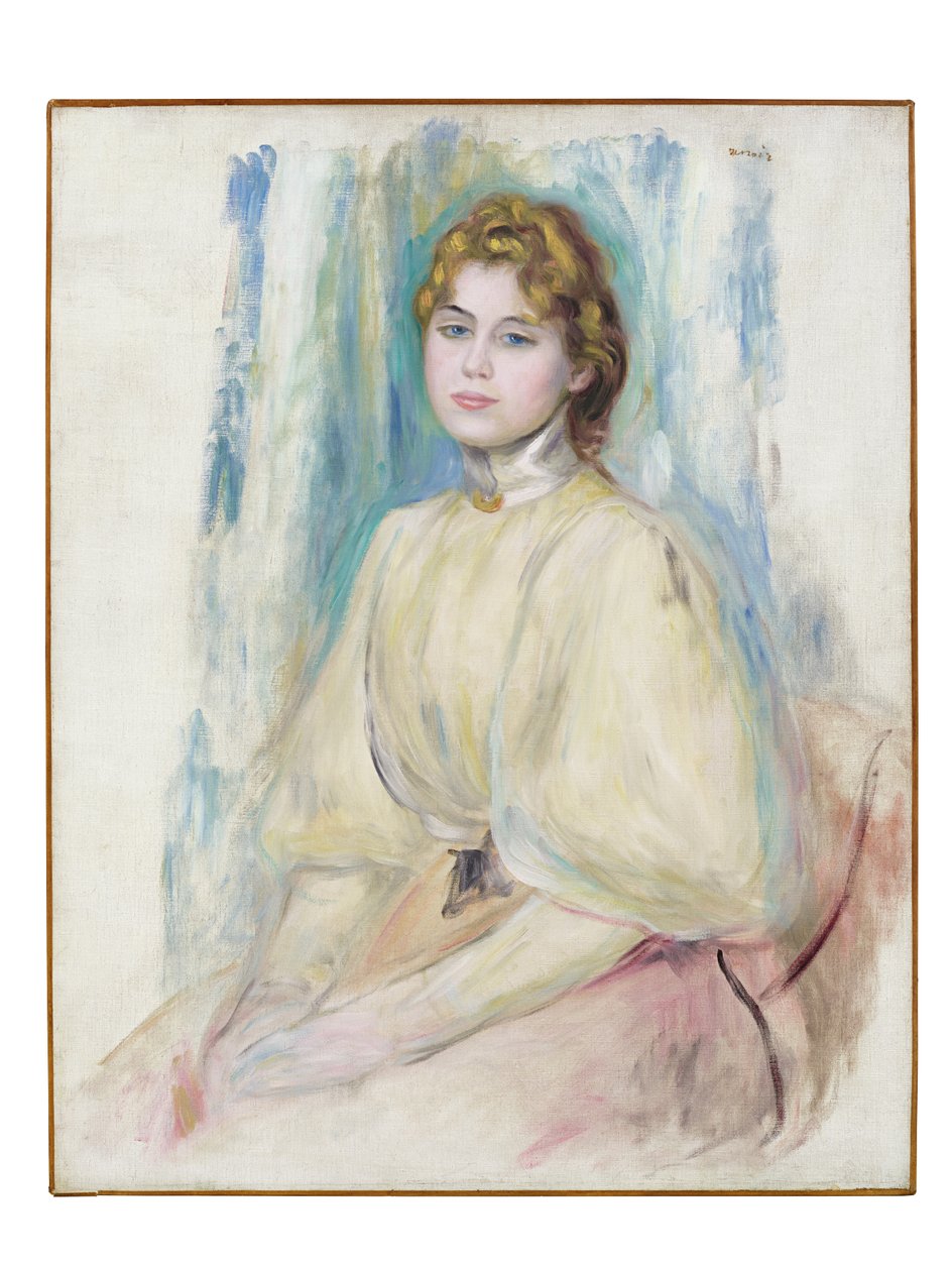 Portrett av Mademoiselle Yvonne Lerolle, ca. 1894 av Pierre Auguste Renoir