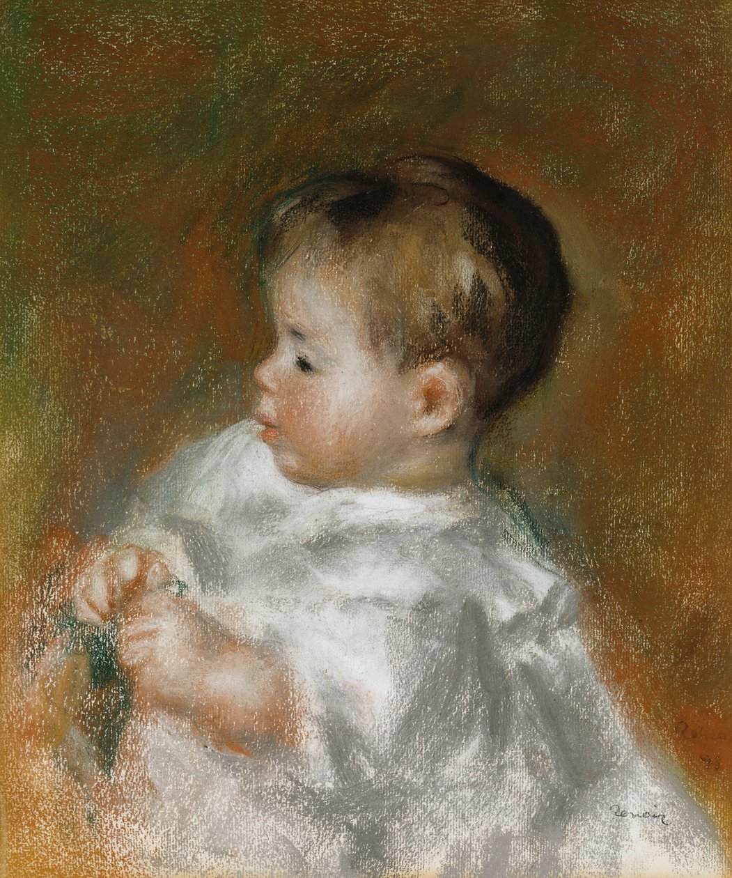 Portrett av Marie-Louise Durand-Ruel; Portrett av Marie-Louise Durand-Ruel, 1898 av Pierre Auguste Renoir