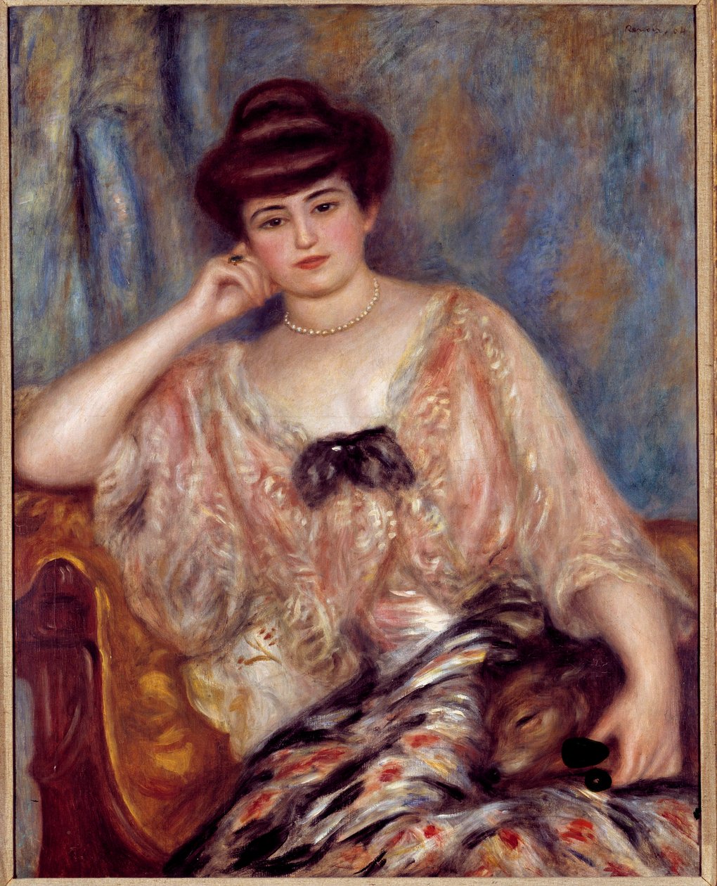 Portrett av Mission Sert (1872-1950) av Godebska av Pierre Auguste Renoir