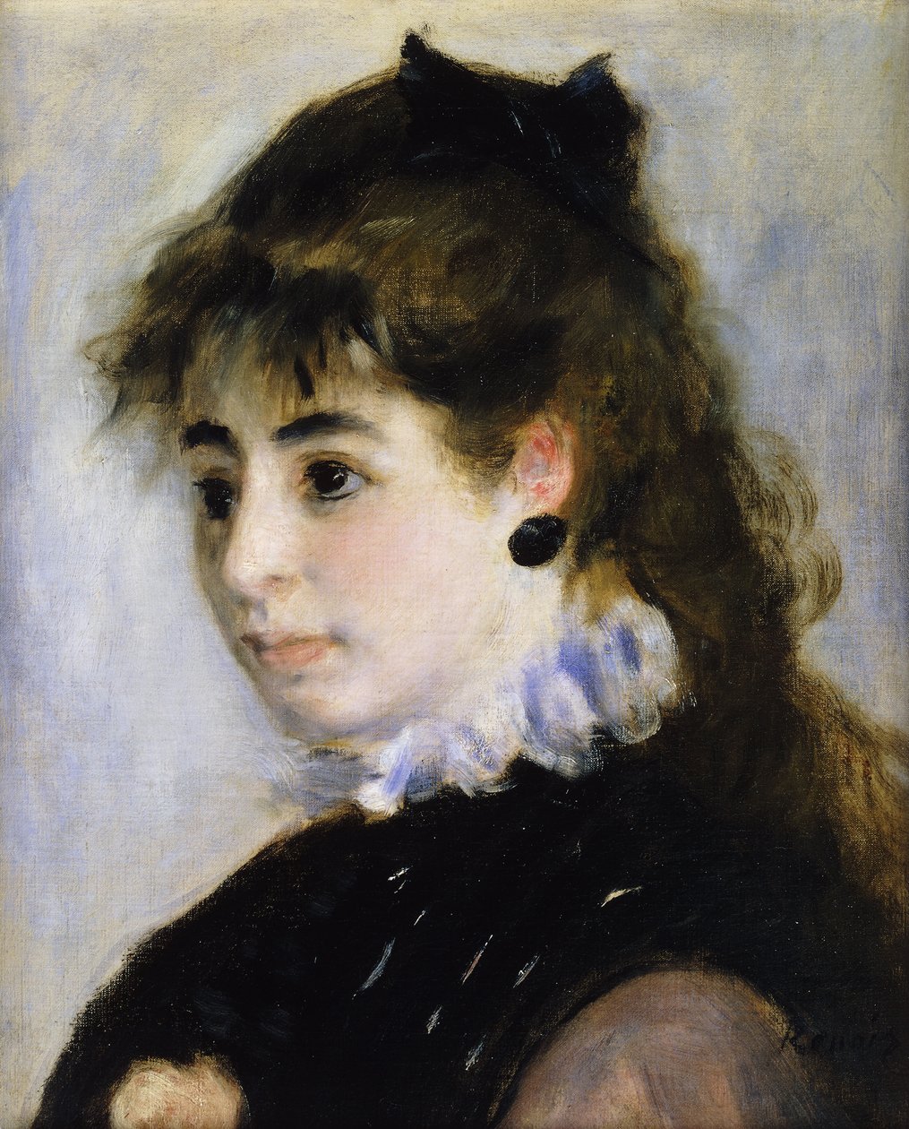 Portrett av frøken Henriette Henriot; Portrett av fru Henriot, 1874 av Pierre Auguste Renoir