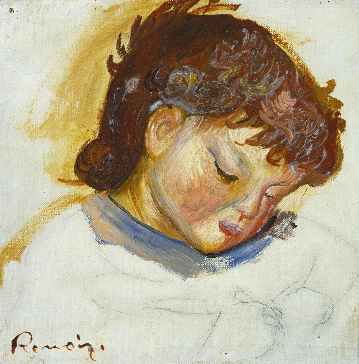 Portrett av Pierre Renoir, 1888 av Pierre Auguste Renoir