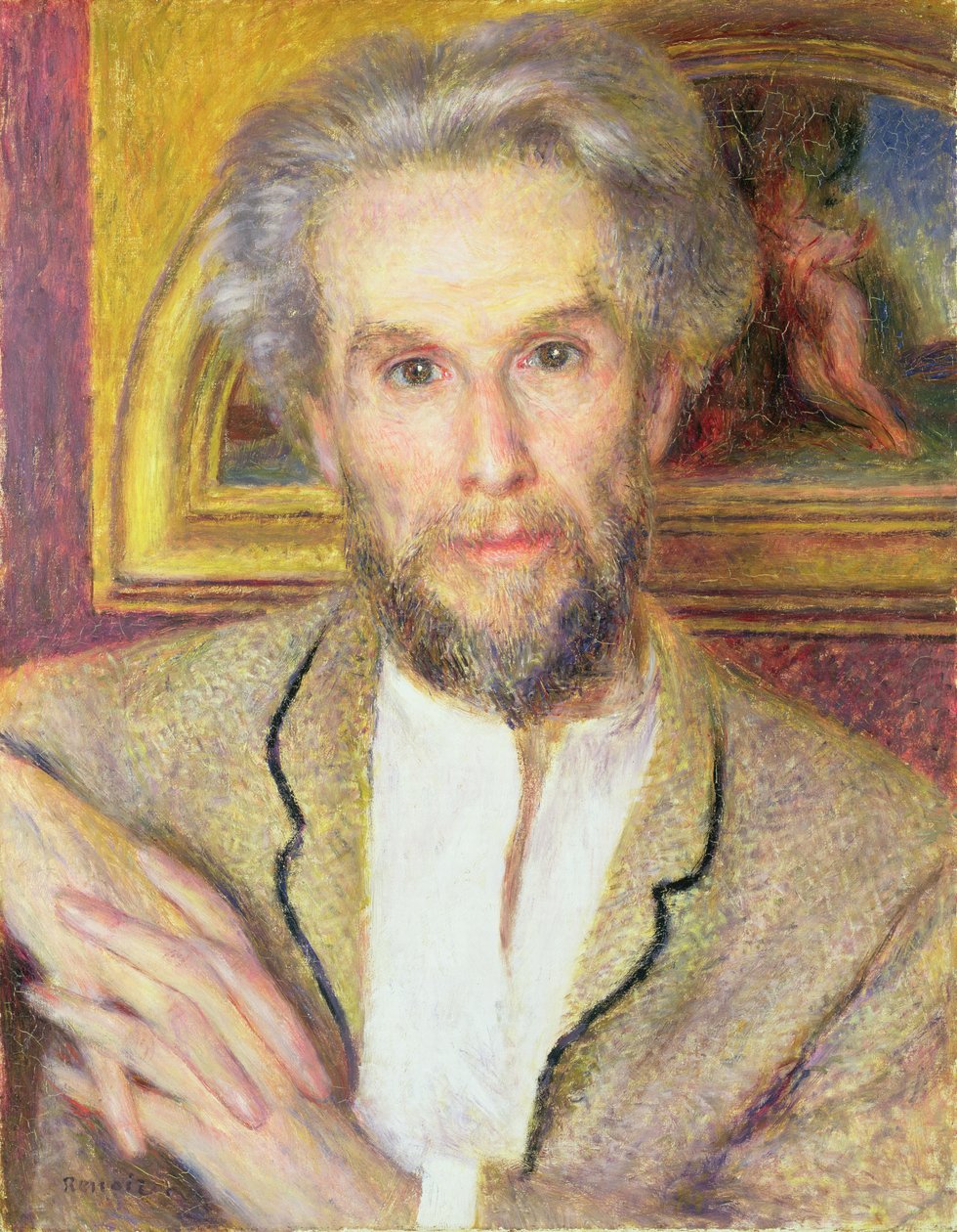 Portrett av Victor Choquet (1821-91) ca. 1875 (olje på lerret) av Pierre Auguste Renoir