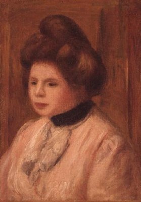 Portrett av en dame av Pierre Auguste Renoir