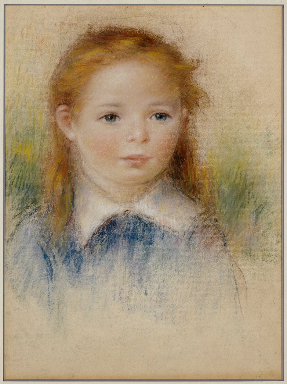 Portrett av en ung jente av Pierre Auguste Renoir