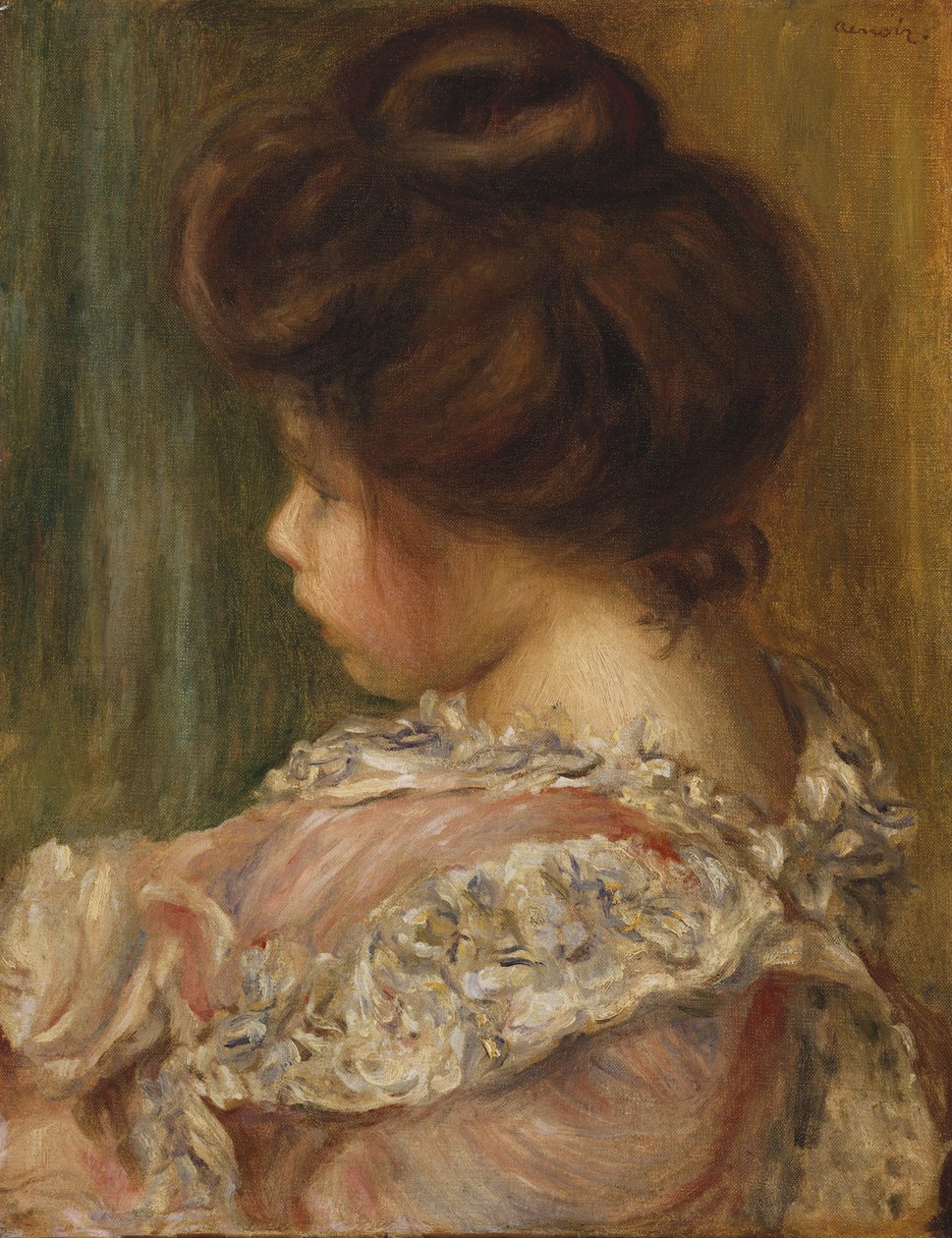 Portrett av en ung jente av Pierre Auguste Renoir