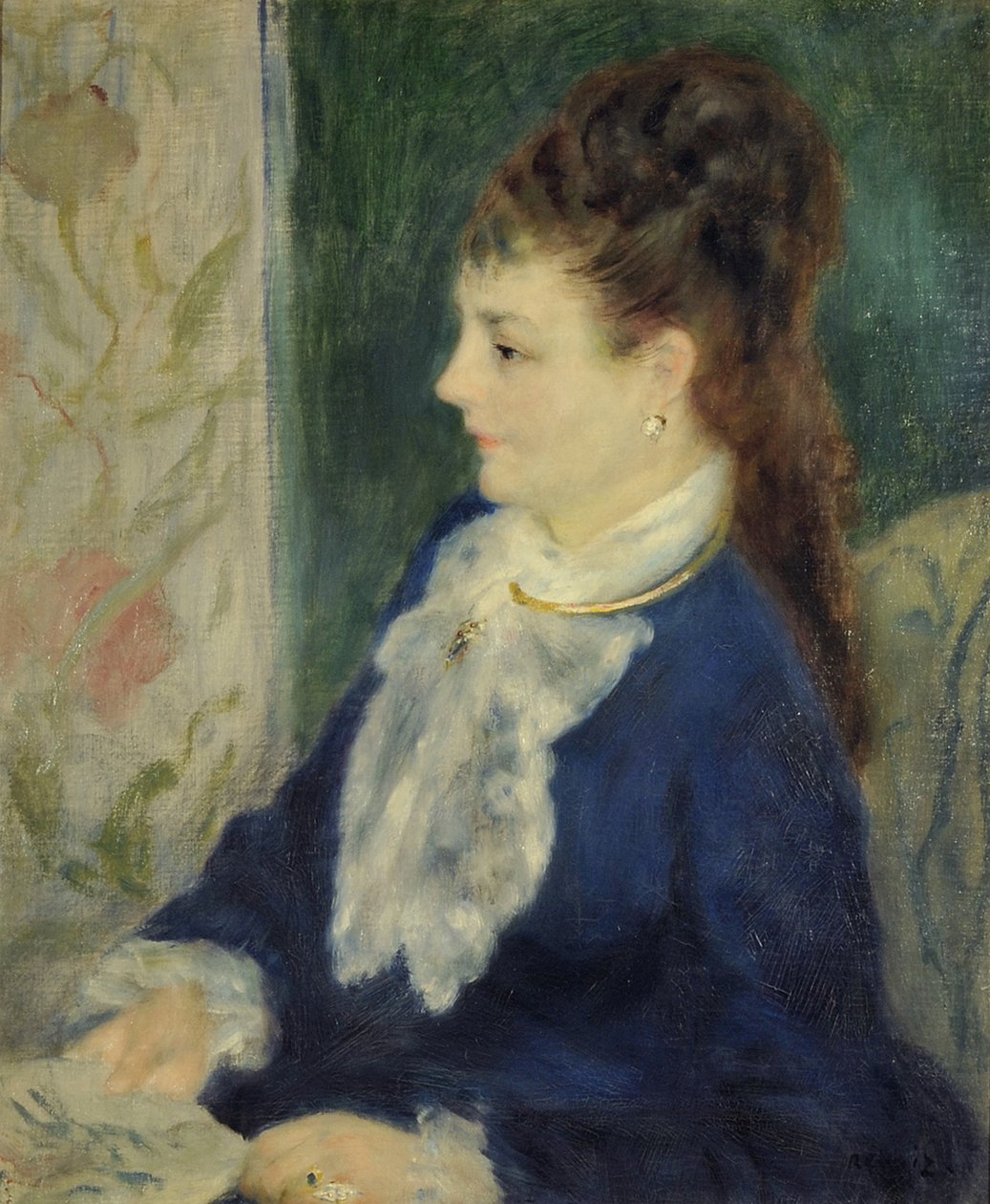 Portrett av madame X, 1875 av Pierre Auguste Renoir