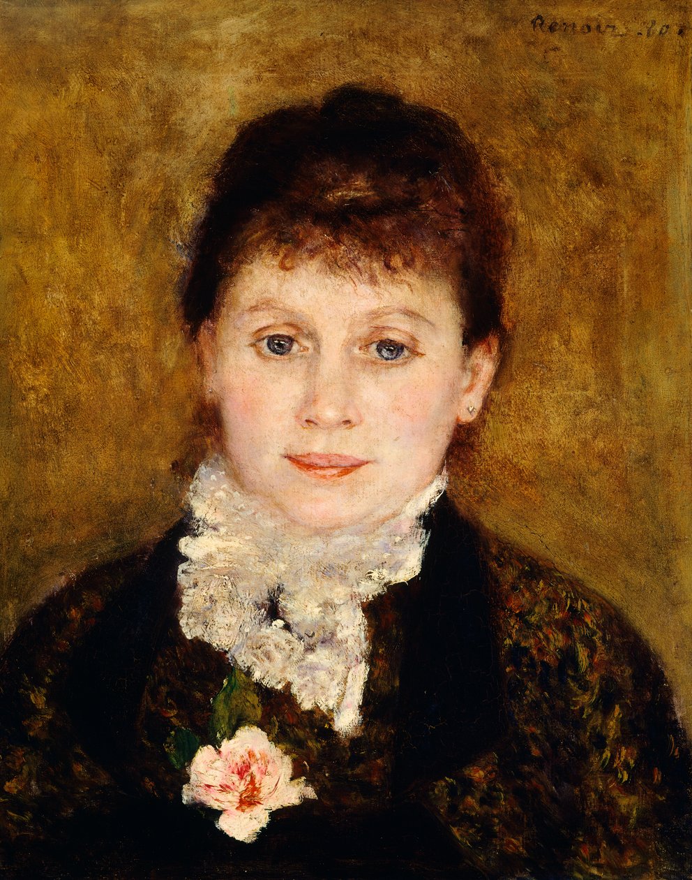 Portrett av kvinne av Pierre-Auguste Renoir (1841-1919) av Pierre Auguste Renoir
