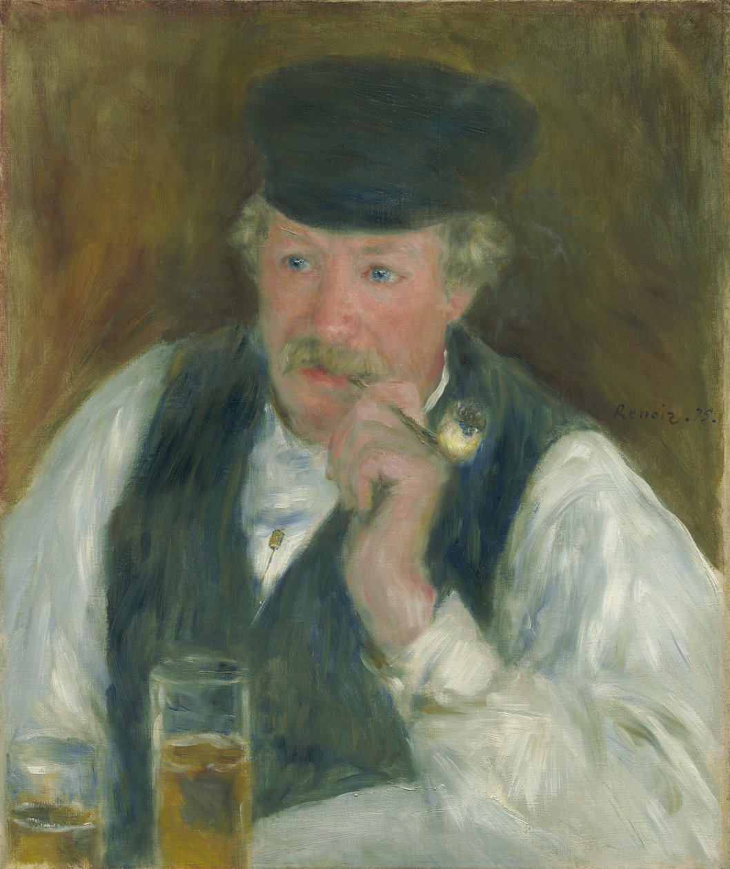 Far Fournaise, 1875 av Pierre Auguste Renoir