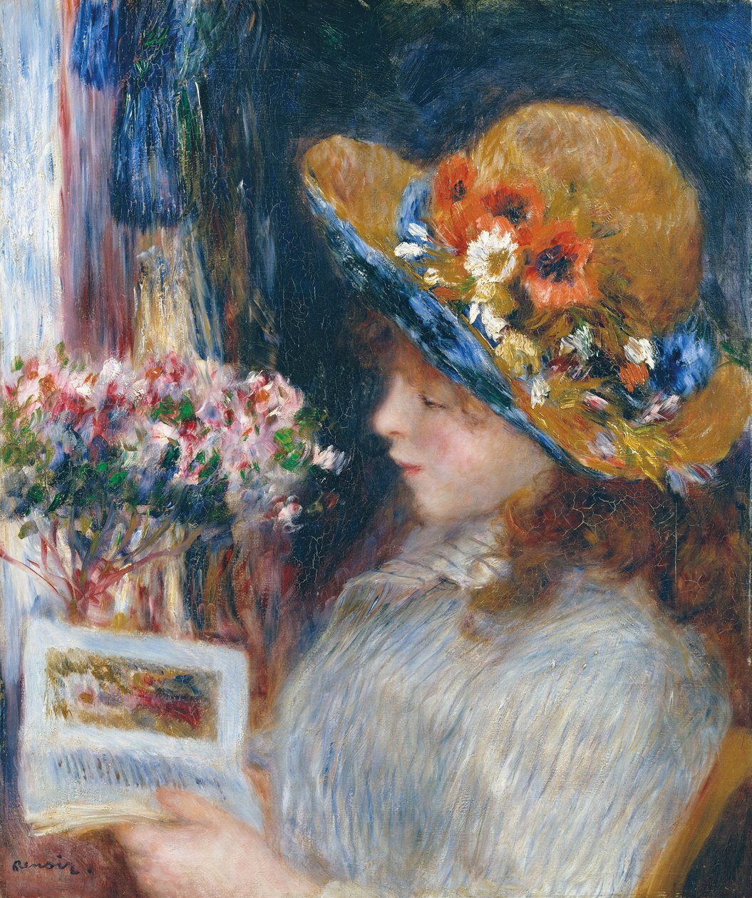 Lesende jente av Pierre Auguste Renoir