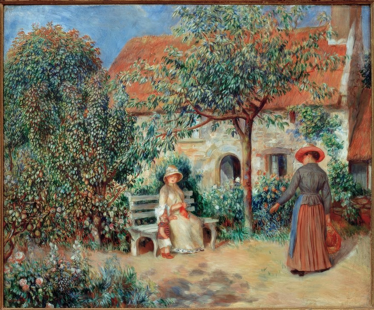 Hagescene i Bretagne av Pierre Auguste Renoir