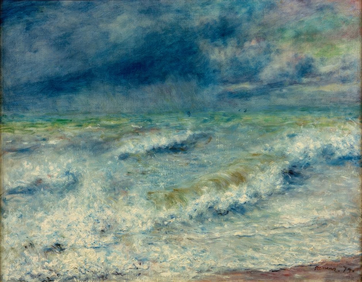 sjølandskap av Pierre Auguste Renoir