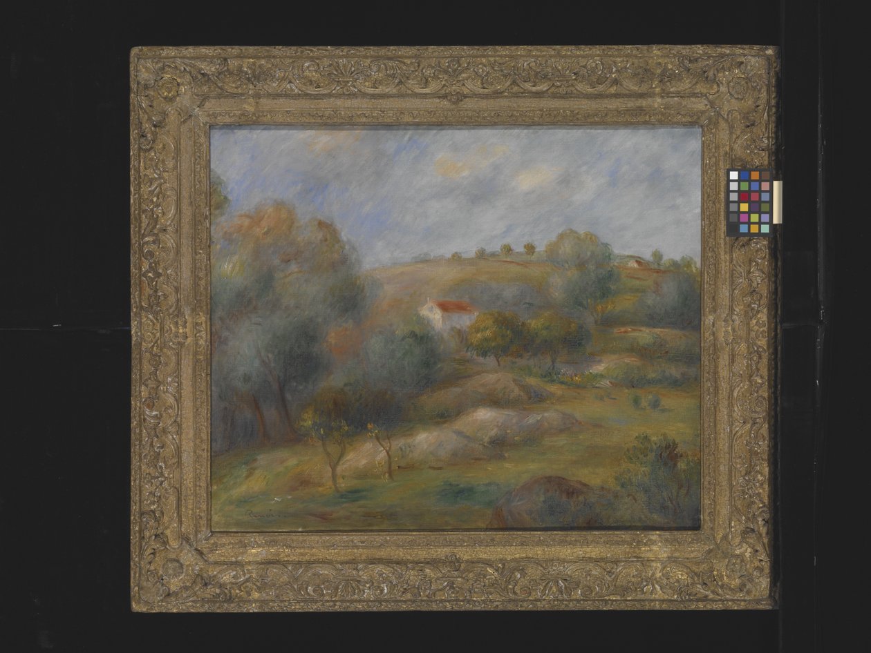 Springtime In Essoyes (olje på lerret) av Pierre Auguste Renoir