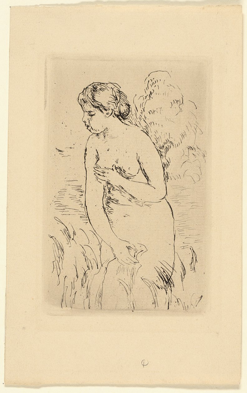 Stående Bader av Pierre Auguste Renoir