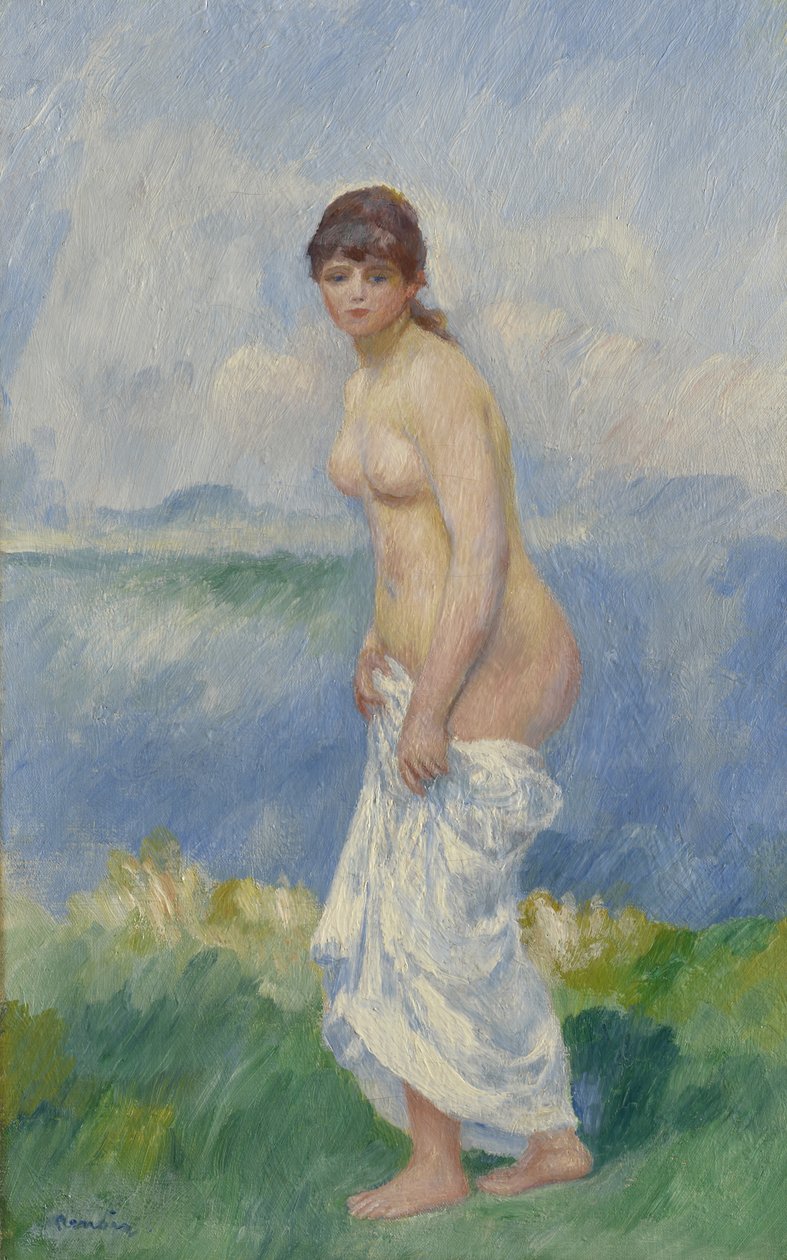 Stående Bader, ca. 1885 av Pierre Auguste Renoir