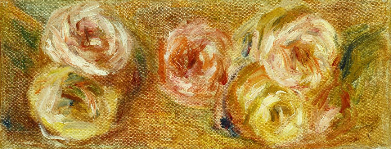 Strødde roser, ca. 1915 av Pierre Auguste Renoir