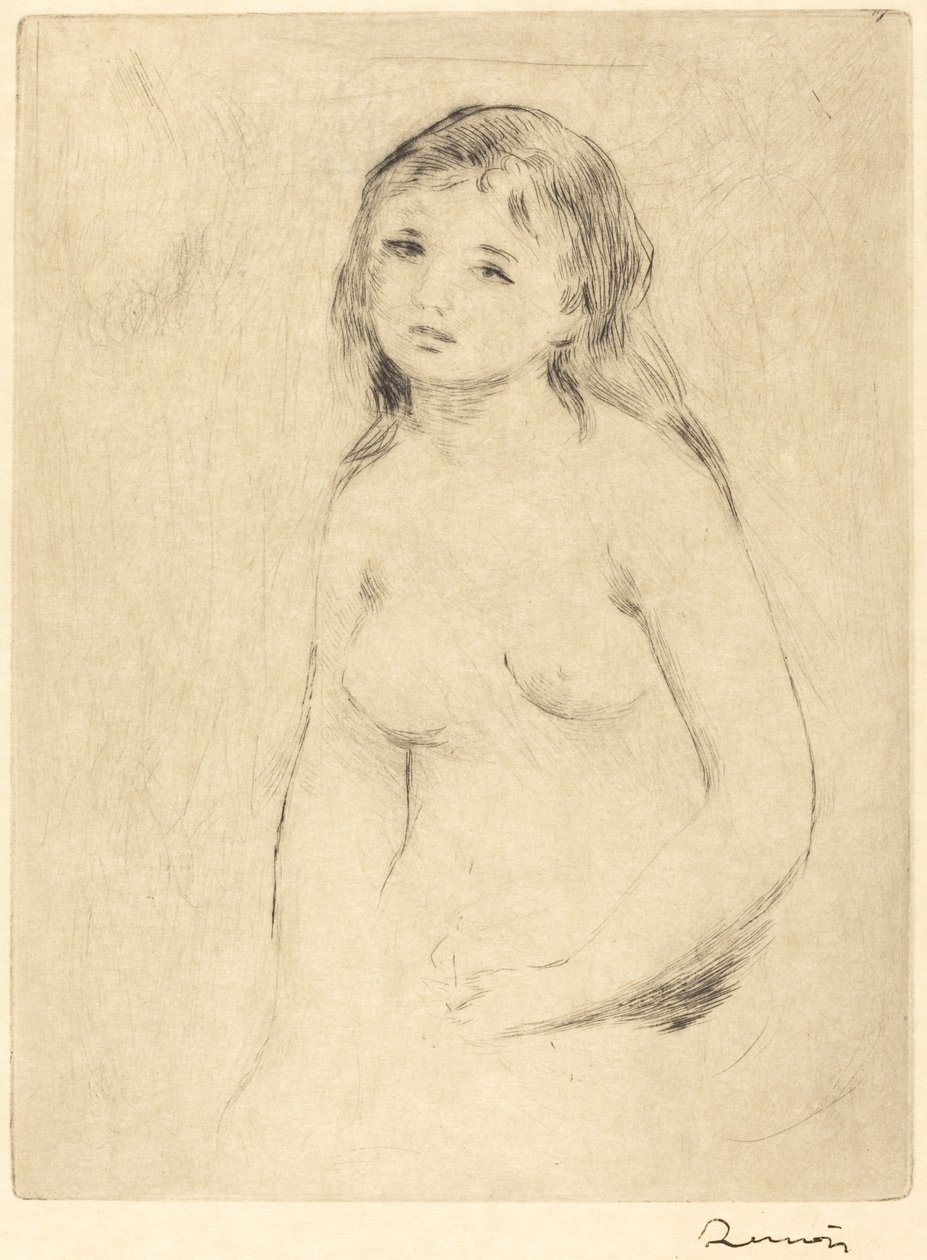 Study for a Bather Etude pour une baigneuse, sent på 1800- og tidlig på 1900-tallet. av Pierre Auguste Renoir