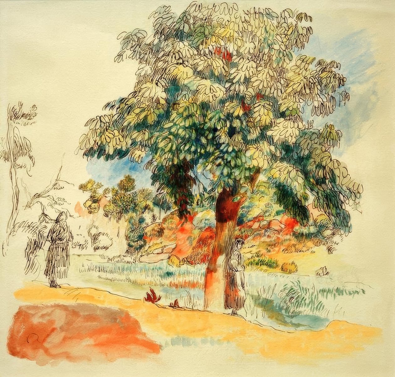 Sørlig landskap av Pierre Auguste Renoir