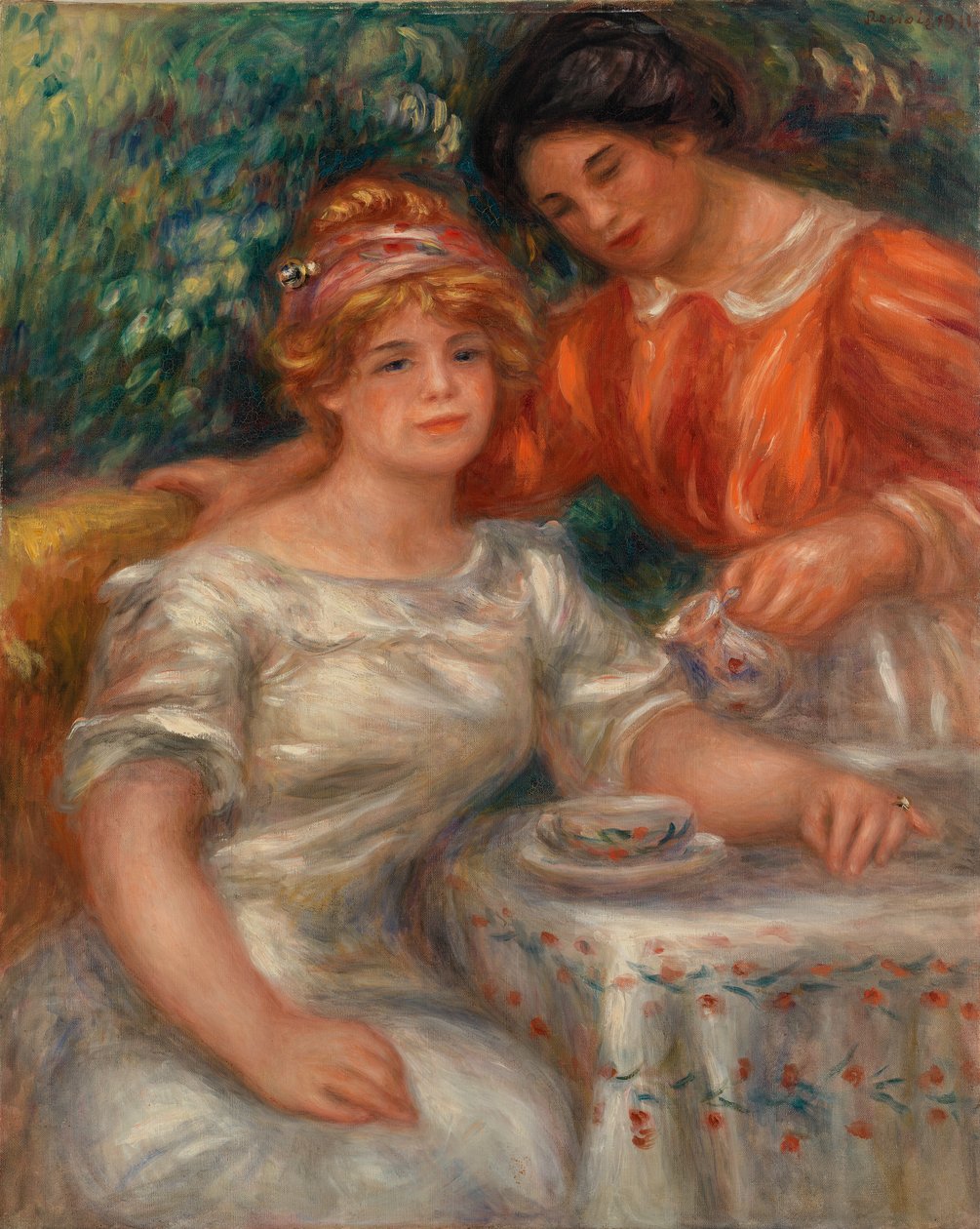 Tea Time av Pierre Auguste Renoir