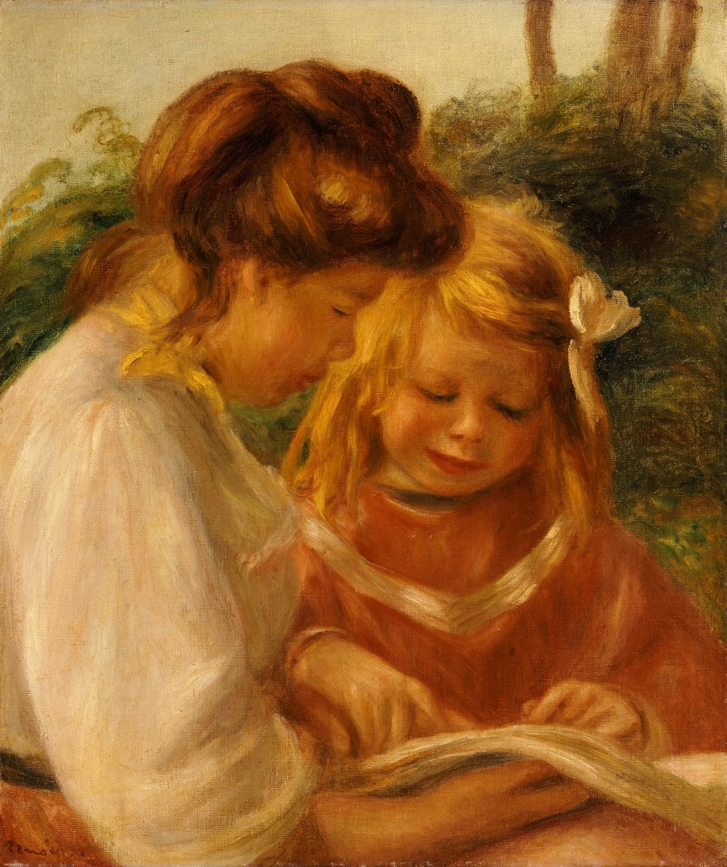 Alfabetet, Jean og Gabrielle av Pierre Auguste Renoir