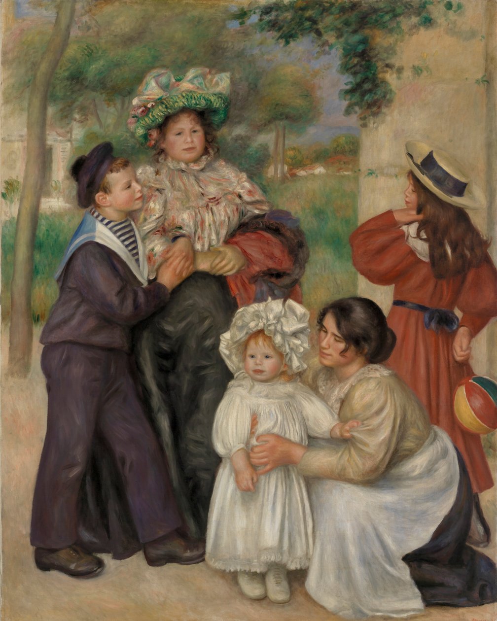 Kunstnerens familie av Pierre Auguste Renoir