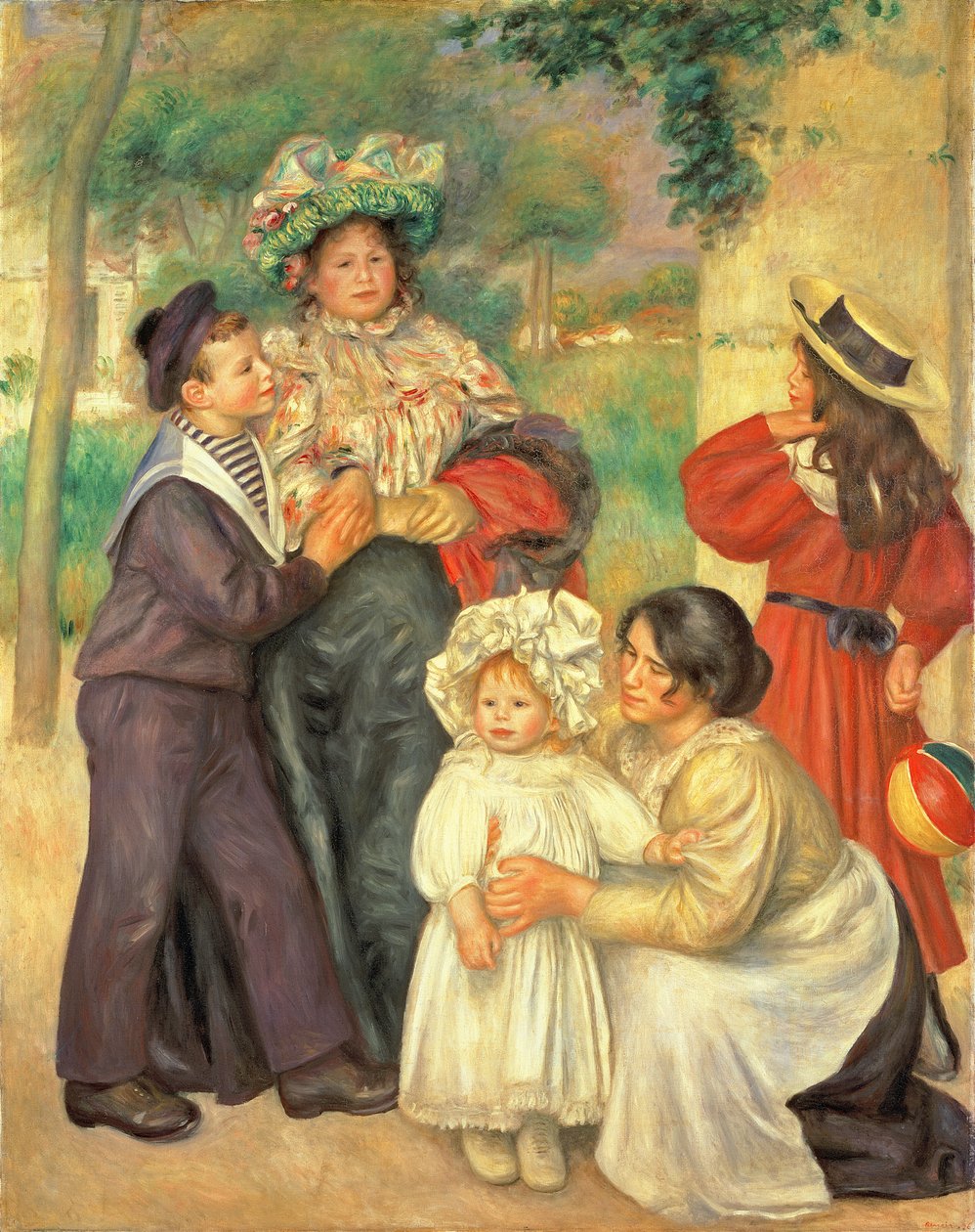 Kunstnerens familie av Pierre Auguste Renoir