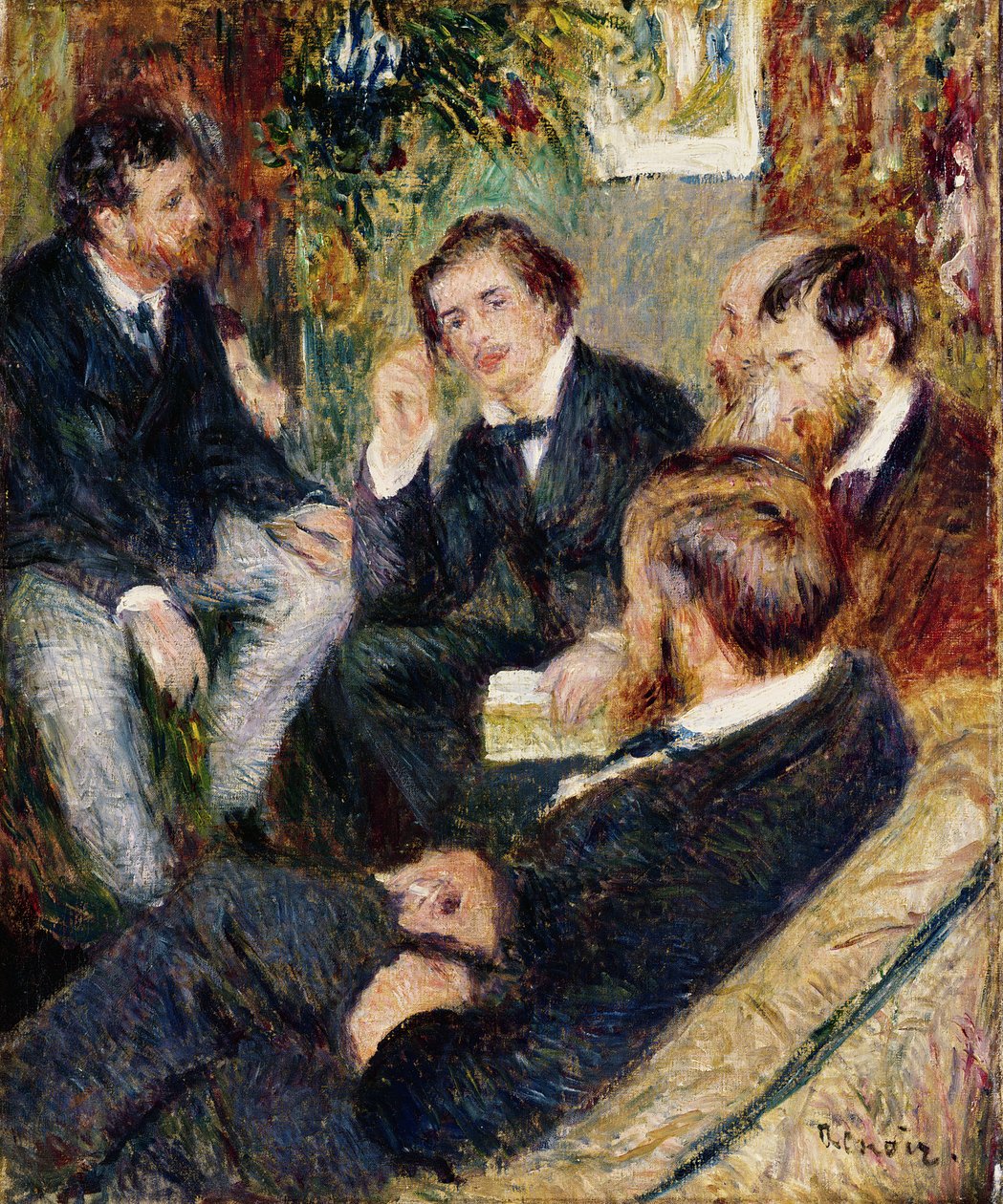Kunstnerens studio, Rue Saint-Georges, 1876 av Pierre Auguste Renoir