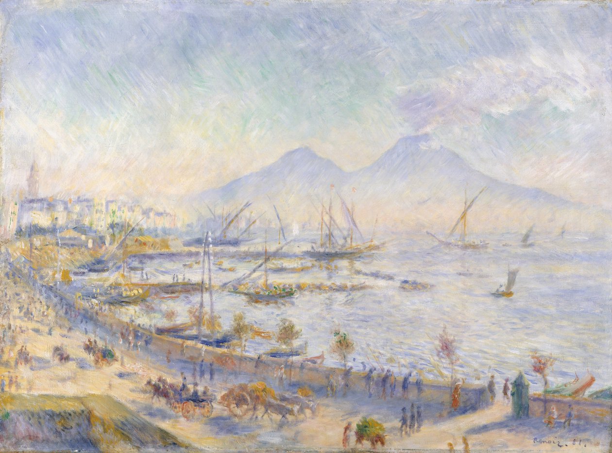 Napolibukten, 1881 av Pierre Auguste Renoir