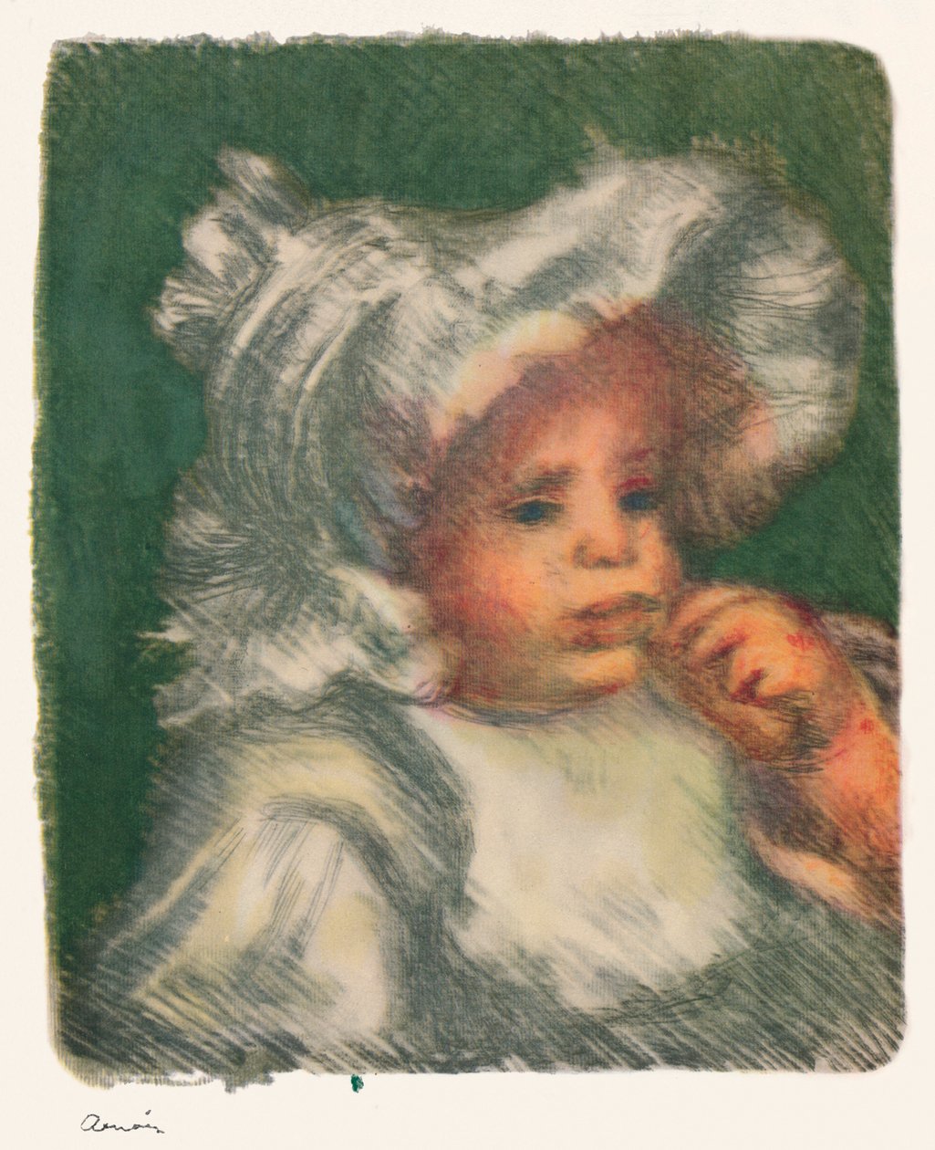 Barnet med kjeksen, ca. 1898-1899, 1946 av Pierre Auguste Renoir