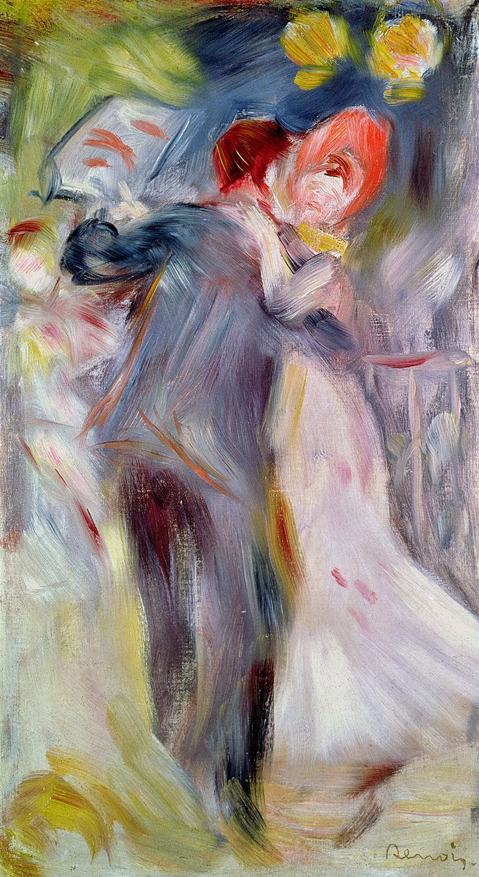 Dansen på landet, ca. 1882-3 av Pierre Auguste Renoir