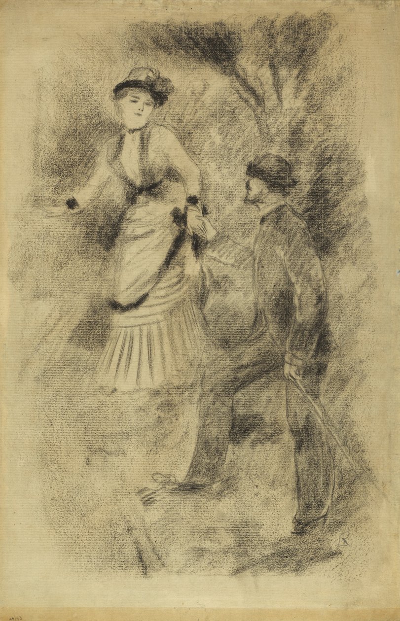 Nedstigningen fra toppmøtet: Jean Martin Steadies Hélène, bankmannens datter, 1881 av Pierre Auguste Renoir