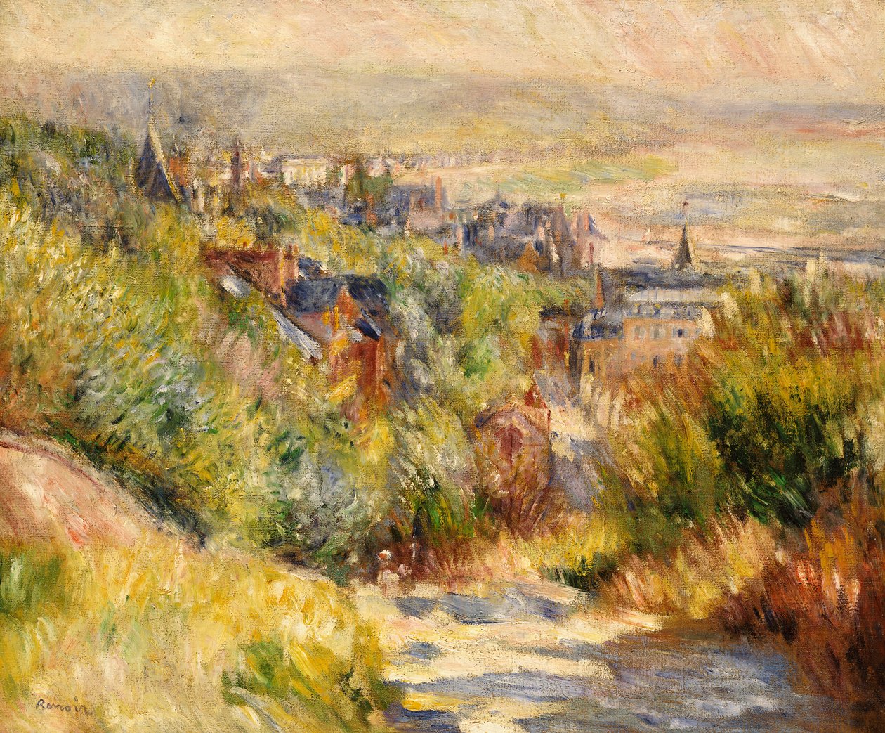 Høydene i Trouville av Pierre Auguste Renoir