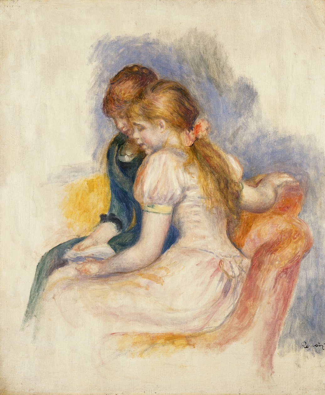 Forelesningen; La Lecture, 1890 av Pierre Auguste Renoir