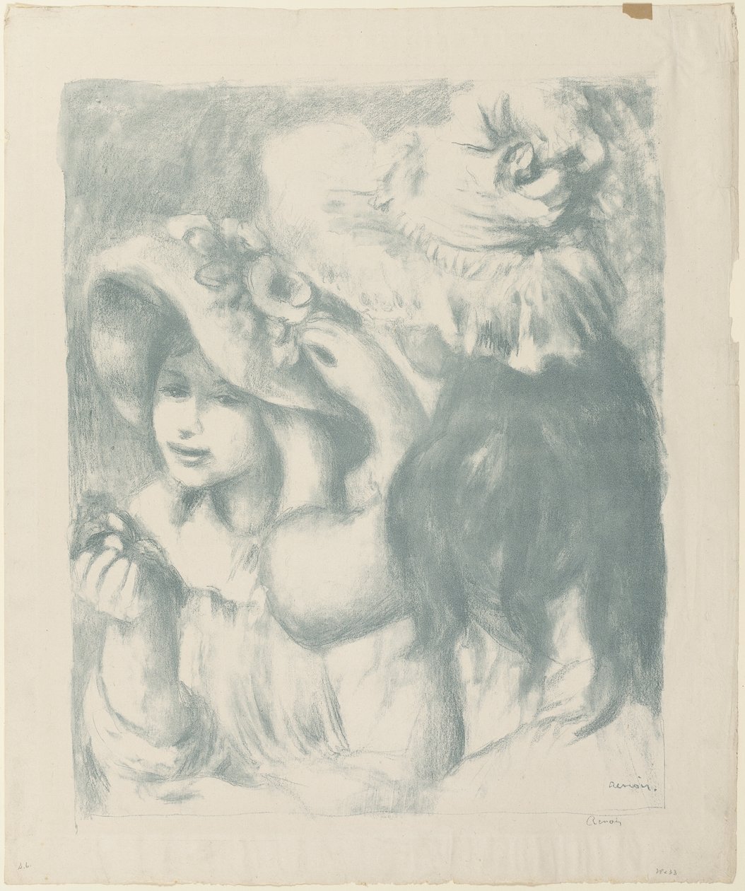 The Pinned Hat, andre plate av Pierre Auguste Renoir